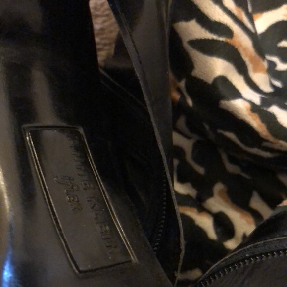 Anne Klein black boots sz 6/12 - Picture 3 of 6